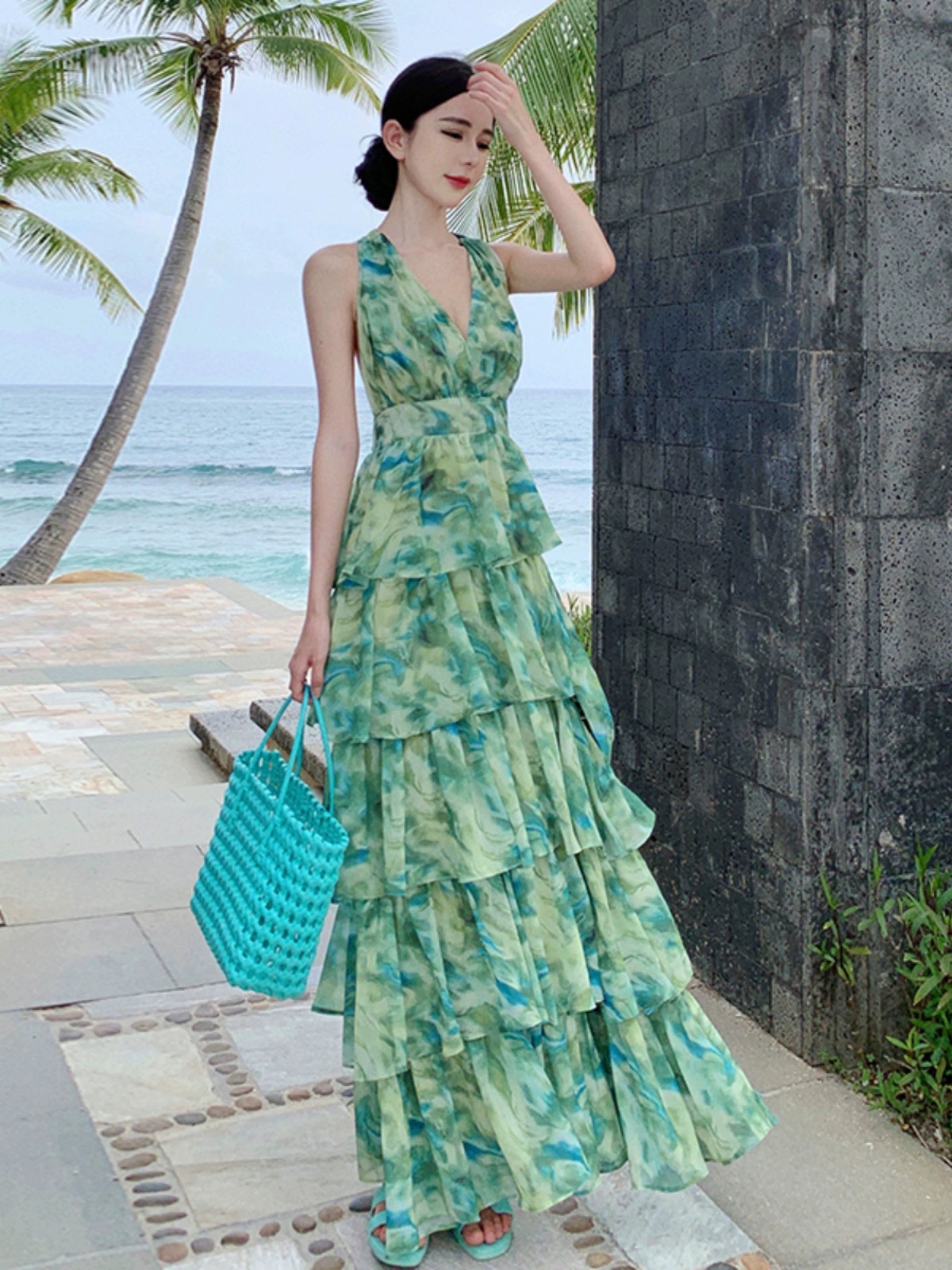 Lucky flower dress CD1147 images